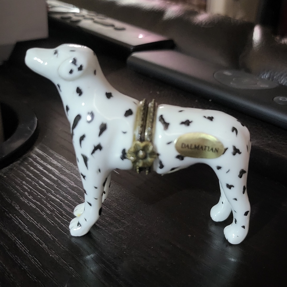 GANZ dalmatian trinket box